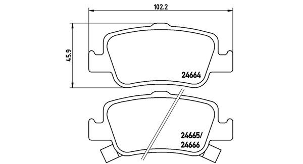 MAGNETI MARELLI Bremžu uzliku kompl., Disku bremzes 363700483080